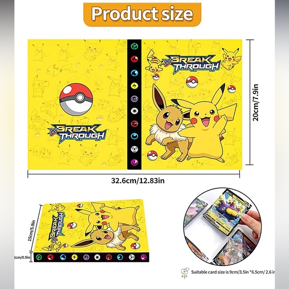 4 Pokémon Mini Albums 30 Pages Trading Card Collectors Albums - Picture 8 of 9